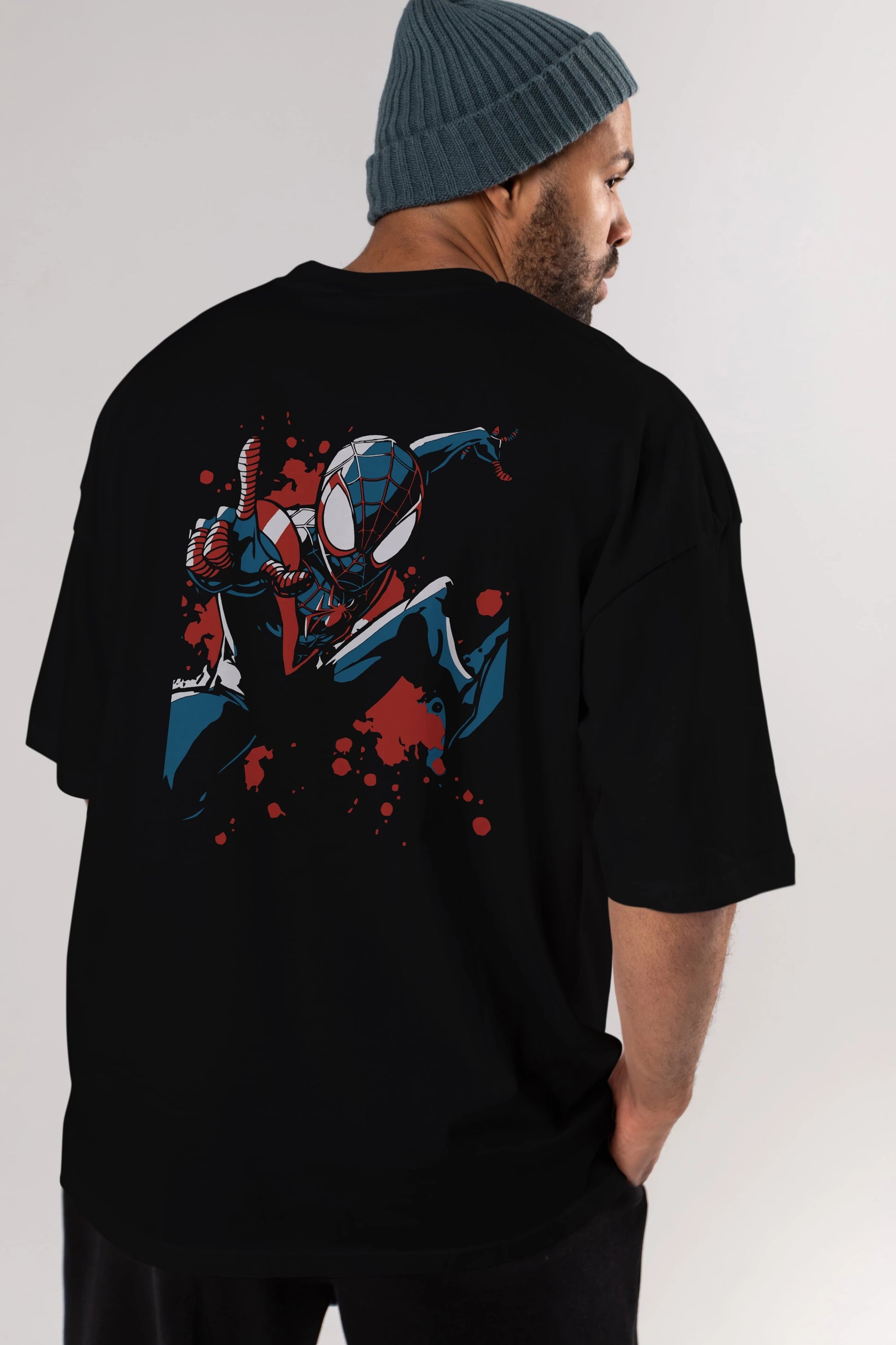 Venom (21) Arka Baskılı Oversize t-shirt Erkek Kadın Unisex %100 Pamuk Bisiklet Yaka tişort