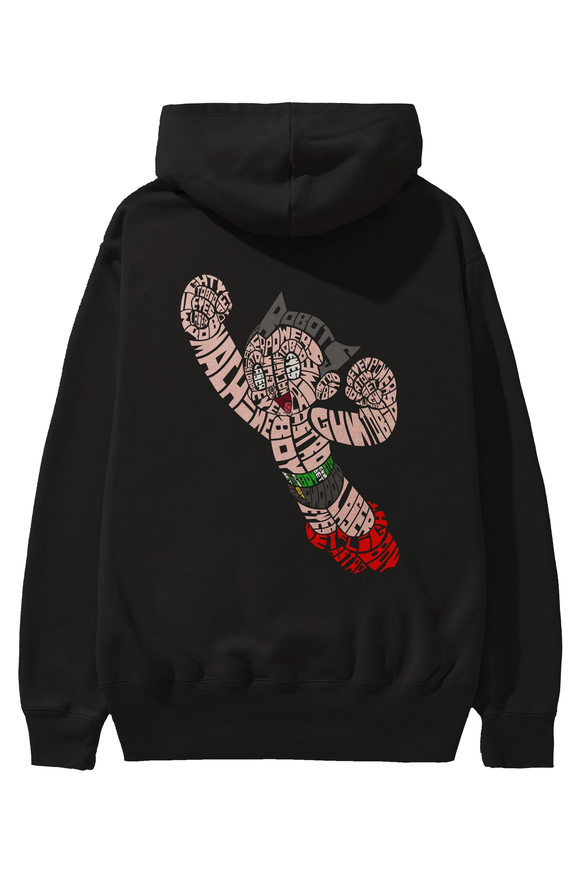 Astroboy Arka Baskılı Hoodie Oversize Kapüşonlu Sweatshirt Erkek Kadın Unisex