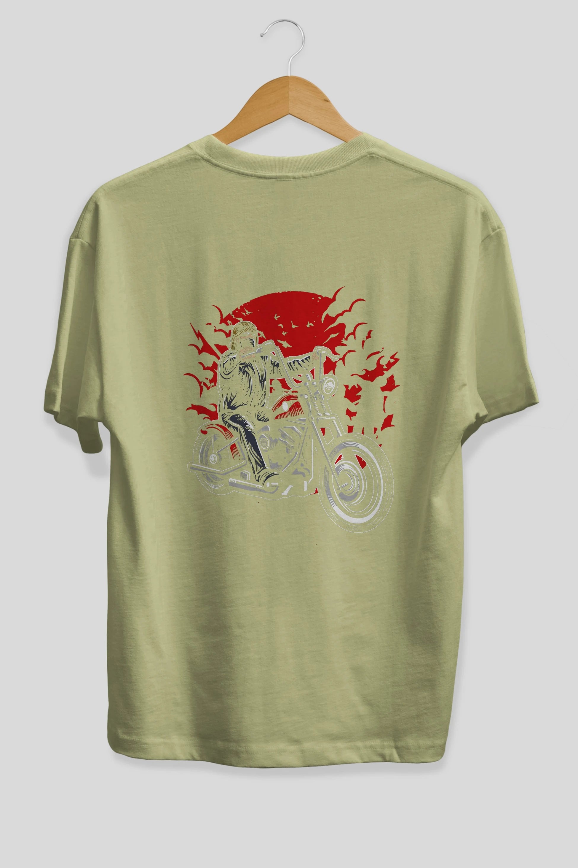 Zombie Slayer Arka Baskılı Oversize t-shirt Erkek Kadın Unisex %100 Pamuk