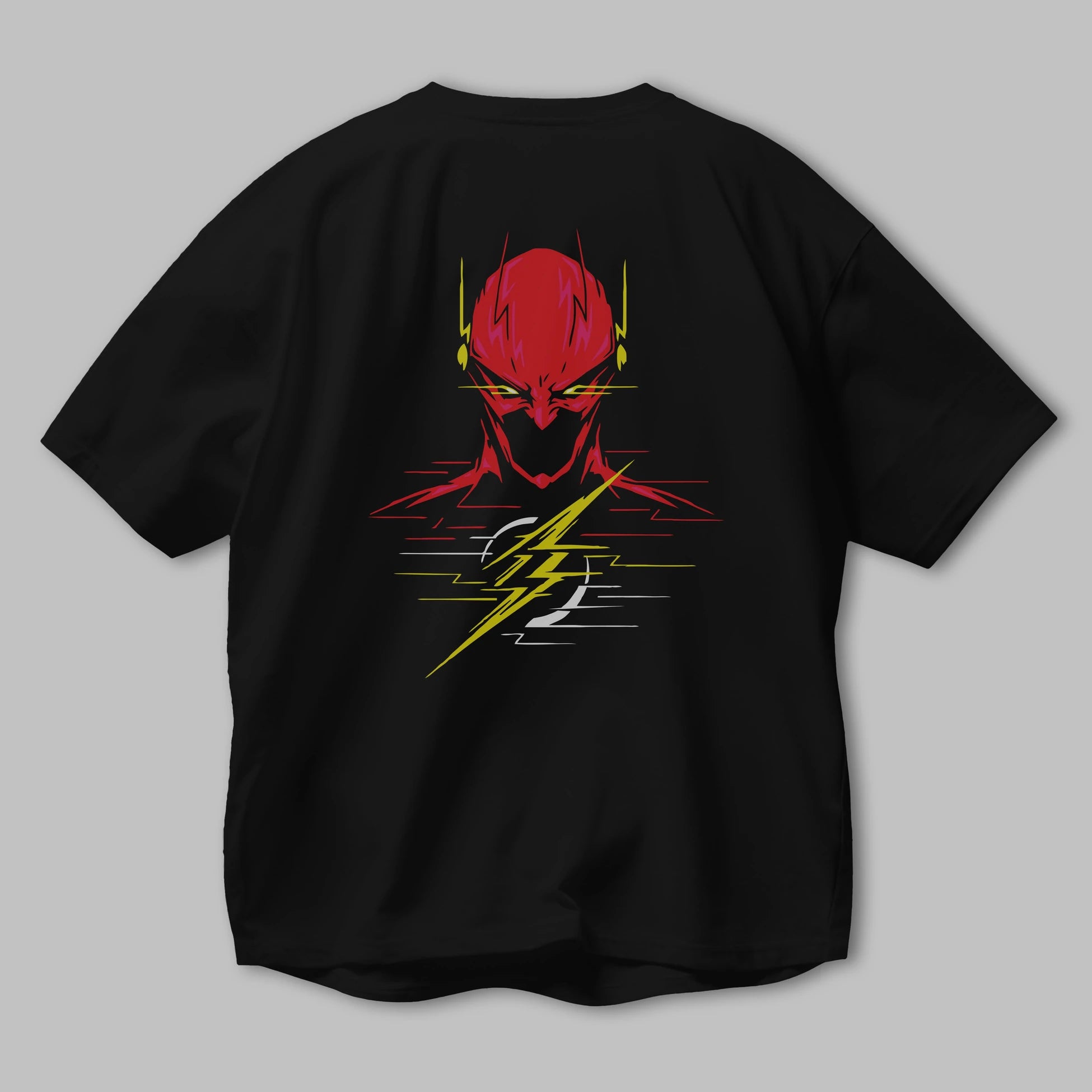 Flash Avengers (2) Arka Baskılı Oversize t-shirt Erkek Kadın Unisex %100 Pamuk Bisiklet Yaka tişort