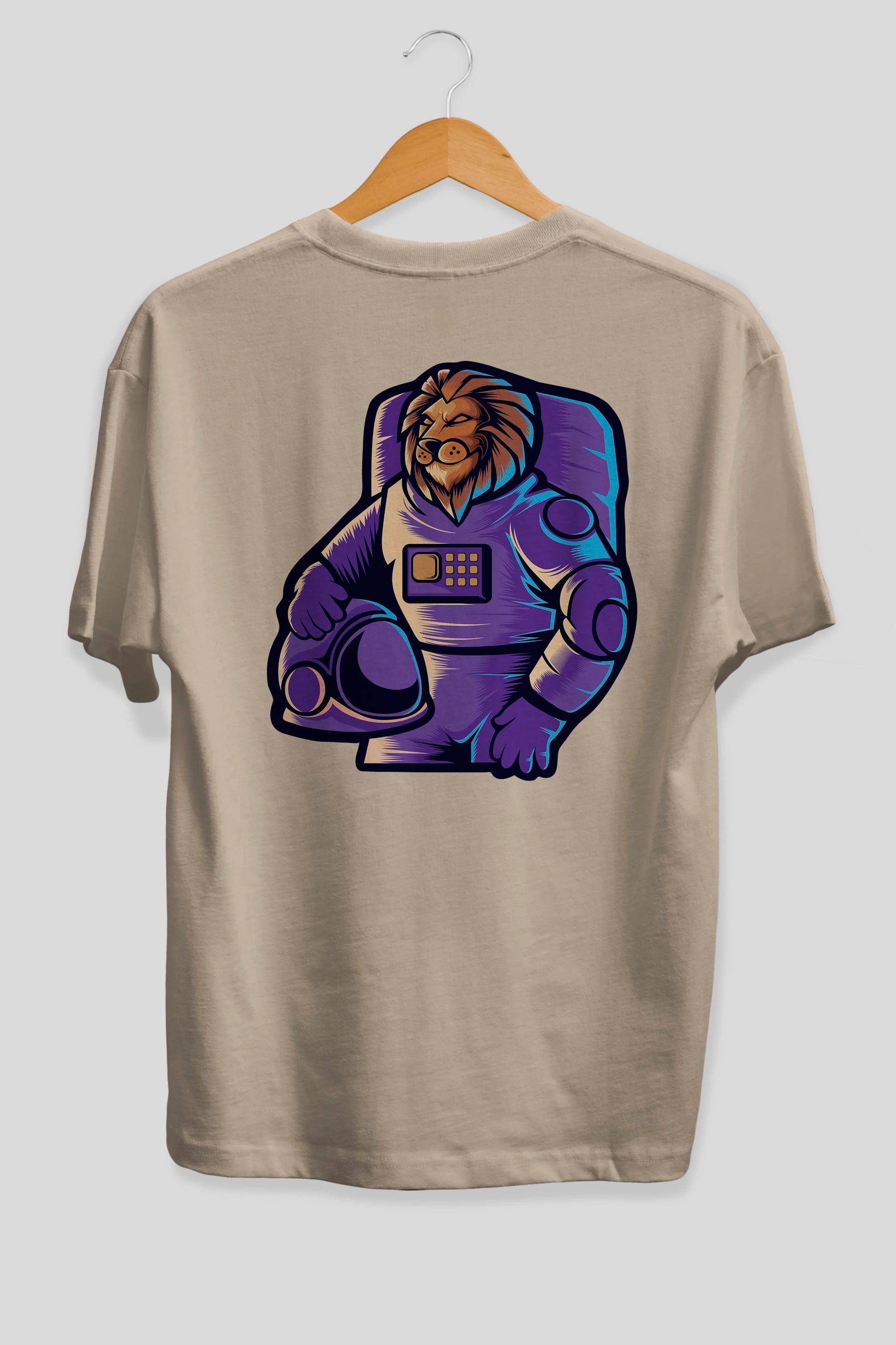 Astroking Arka Baskılı Oversize t-shirt Erkek Kadın Unisex
