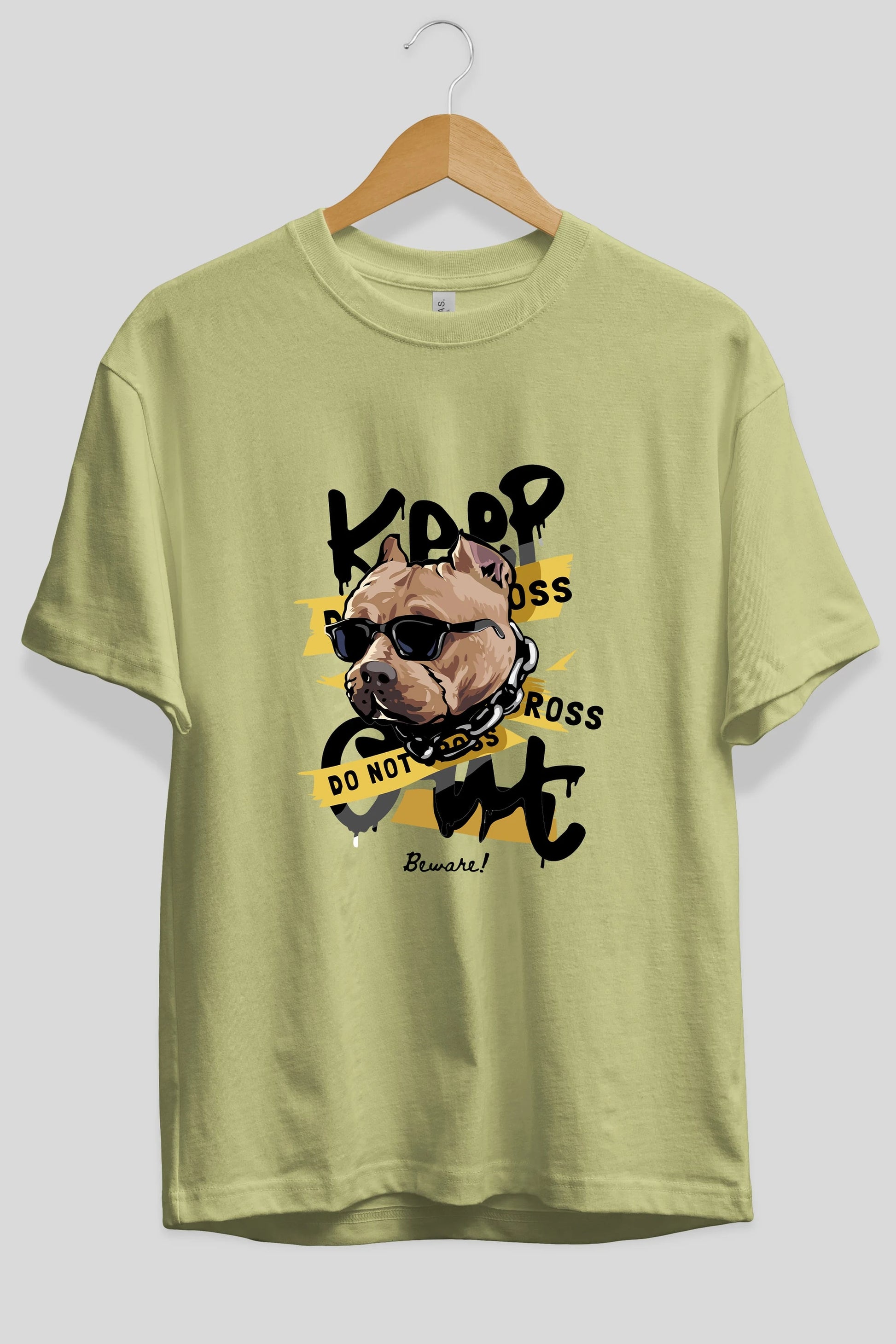 Teddy Bear Keep Ön Baskılı Oversize t-shirt Erkek Kadın Unisex %100 Pamuk
