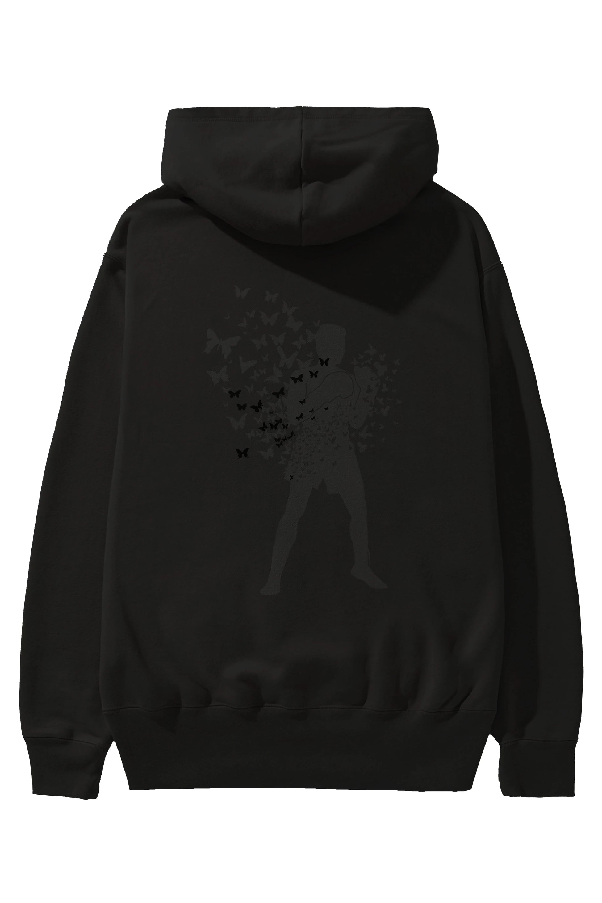 Float Like Butterfly Sting Like Bee Arka Baskılı Hoodie Oversize Kapüşonlu Sweatshirt Erkek Kadın Unisex