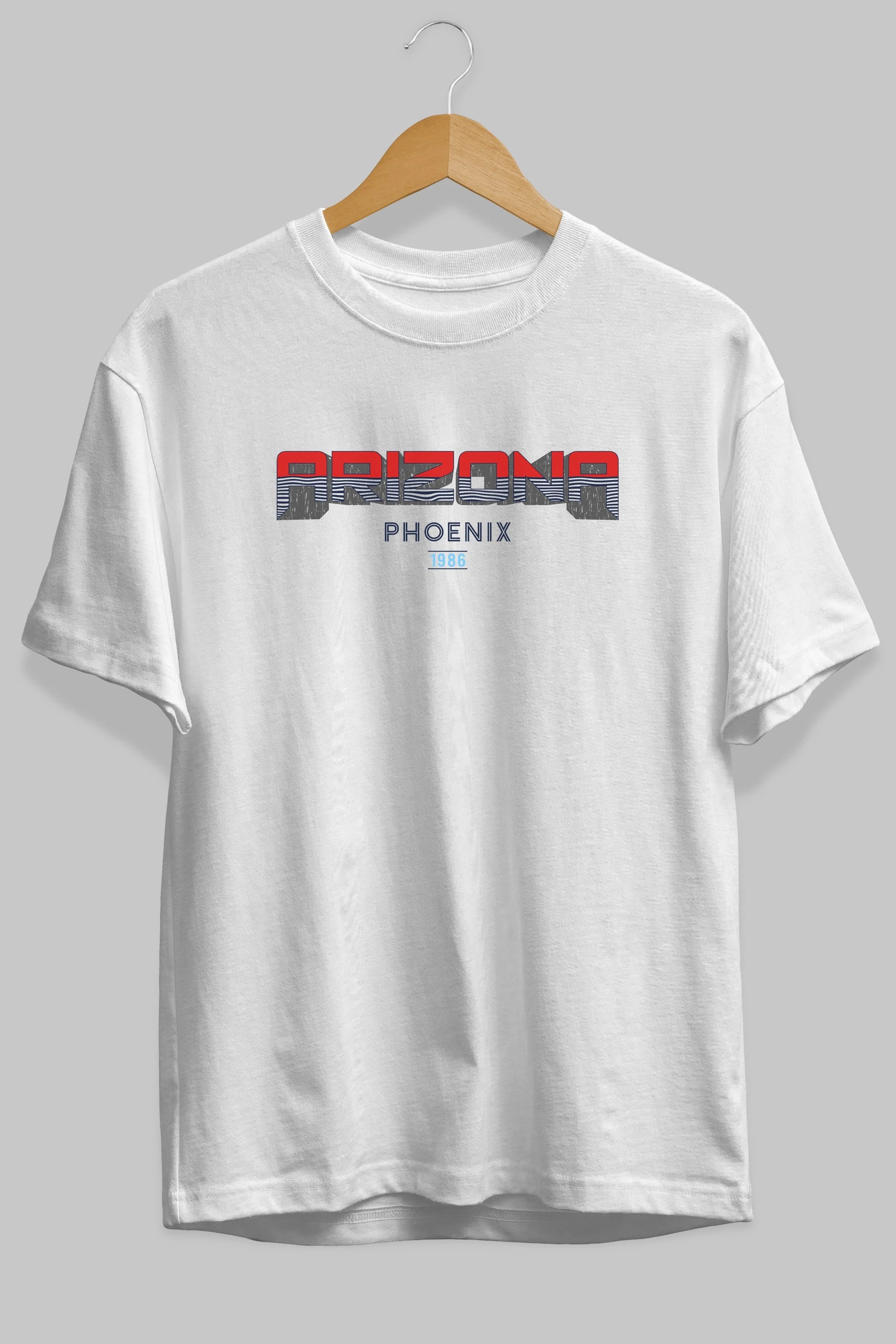 Arizona Ön Baskılı Oversize t-shirt Erkek Kadın Unisex