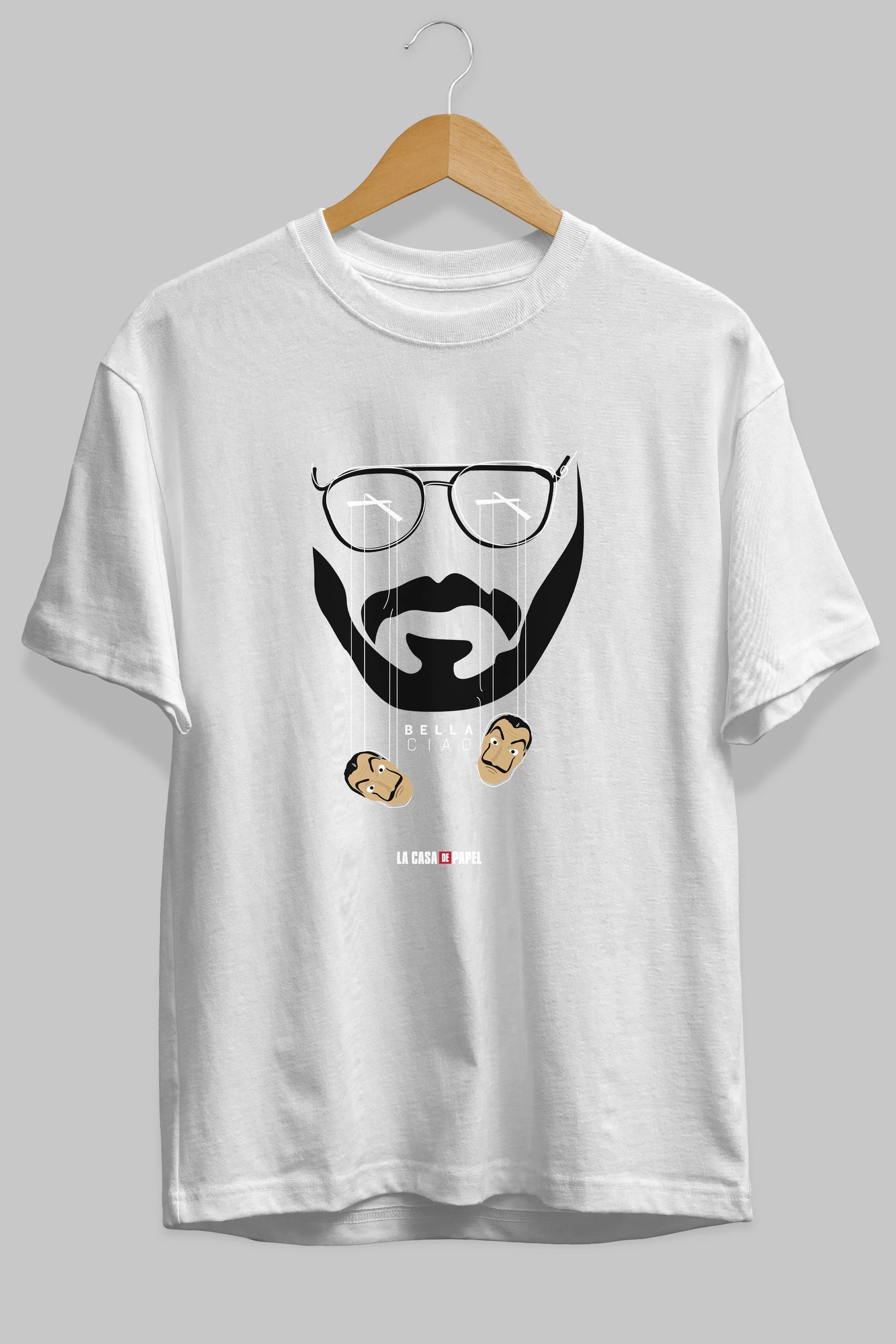 La Casa De Papel (11) Ön Baskılı Oversize t-shirt Erkek Kadın Unisex %100 Pamuk Bisiklet Yaka tişort