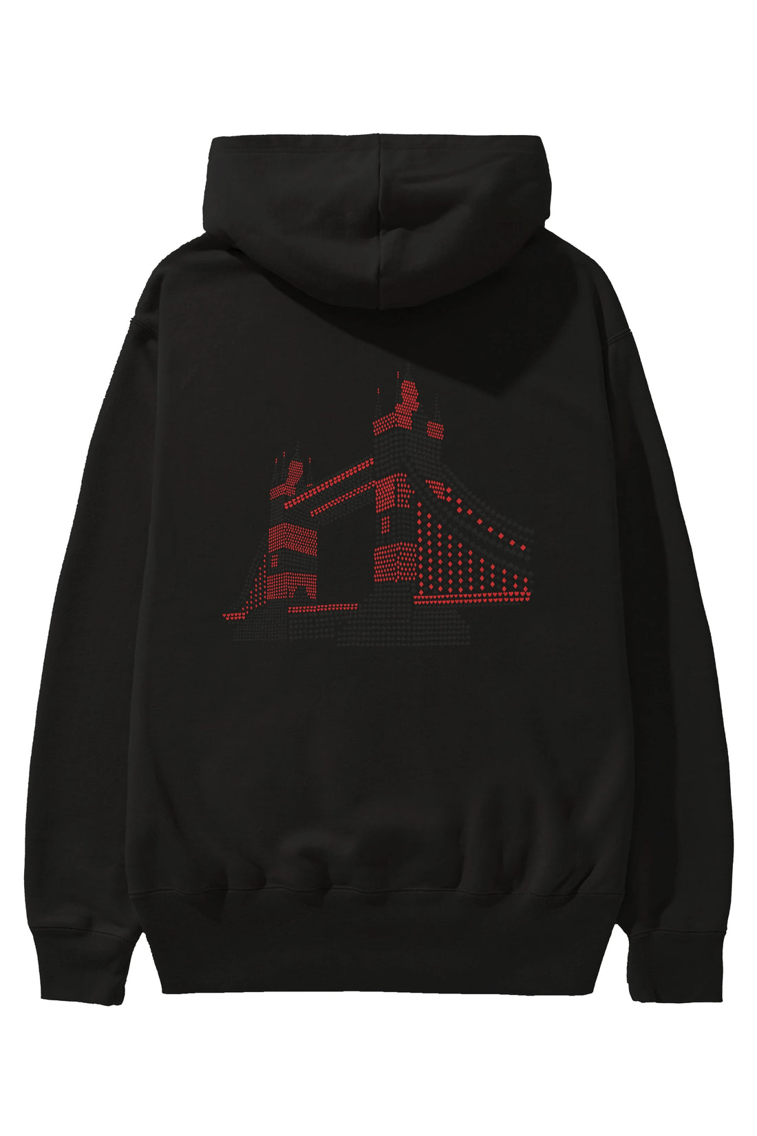 The Bridge Arka Baskılı Hoodie Oversize Kapüşonlu Sweatshirt Erkek Kadın Unisex