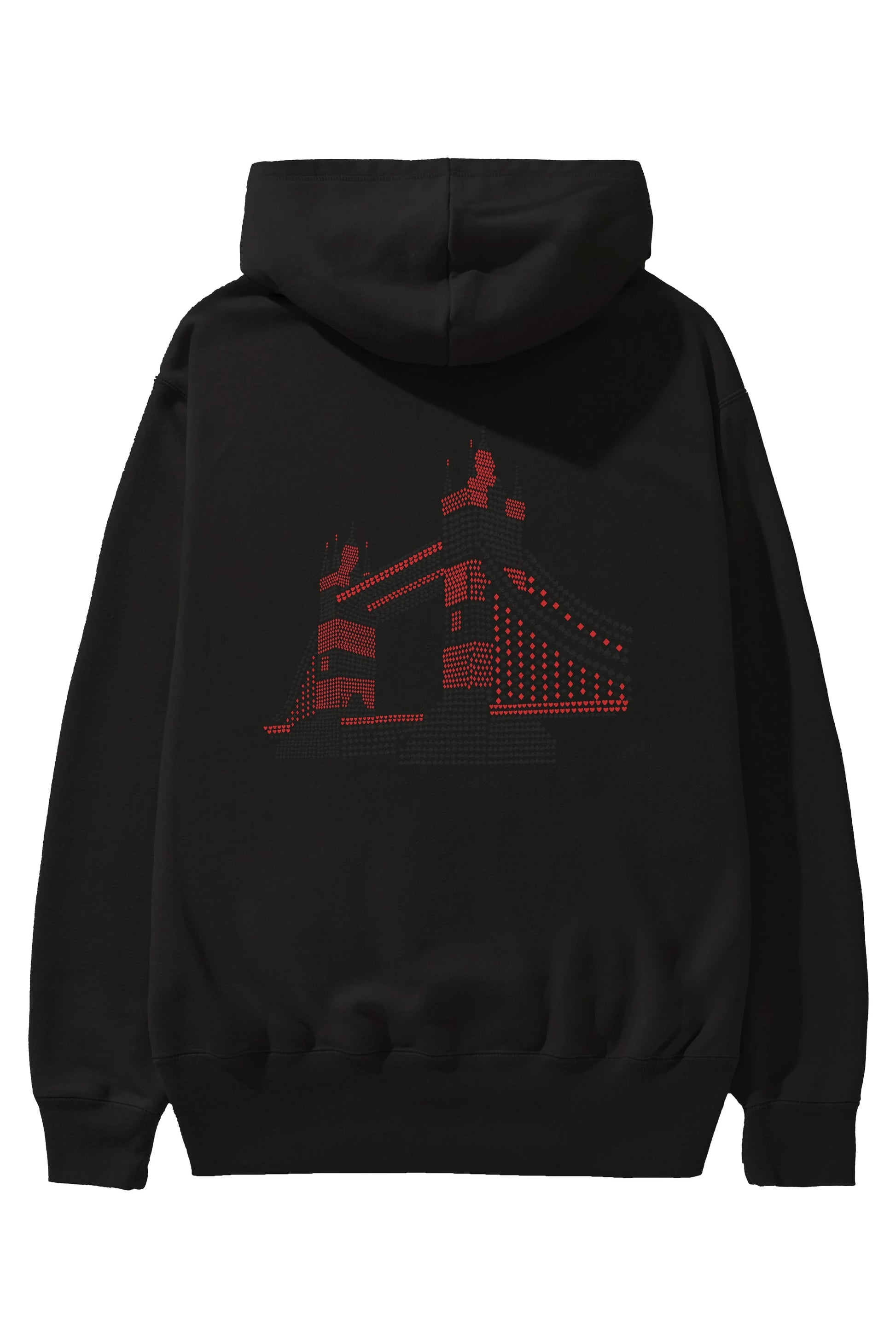 The Bridge Arka Baskılı Hoodie Oversize Kapüşonlu Sweatshirt Erkek Kadın Unisex