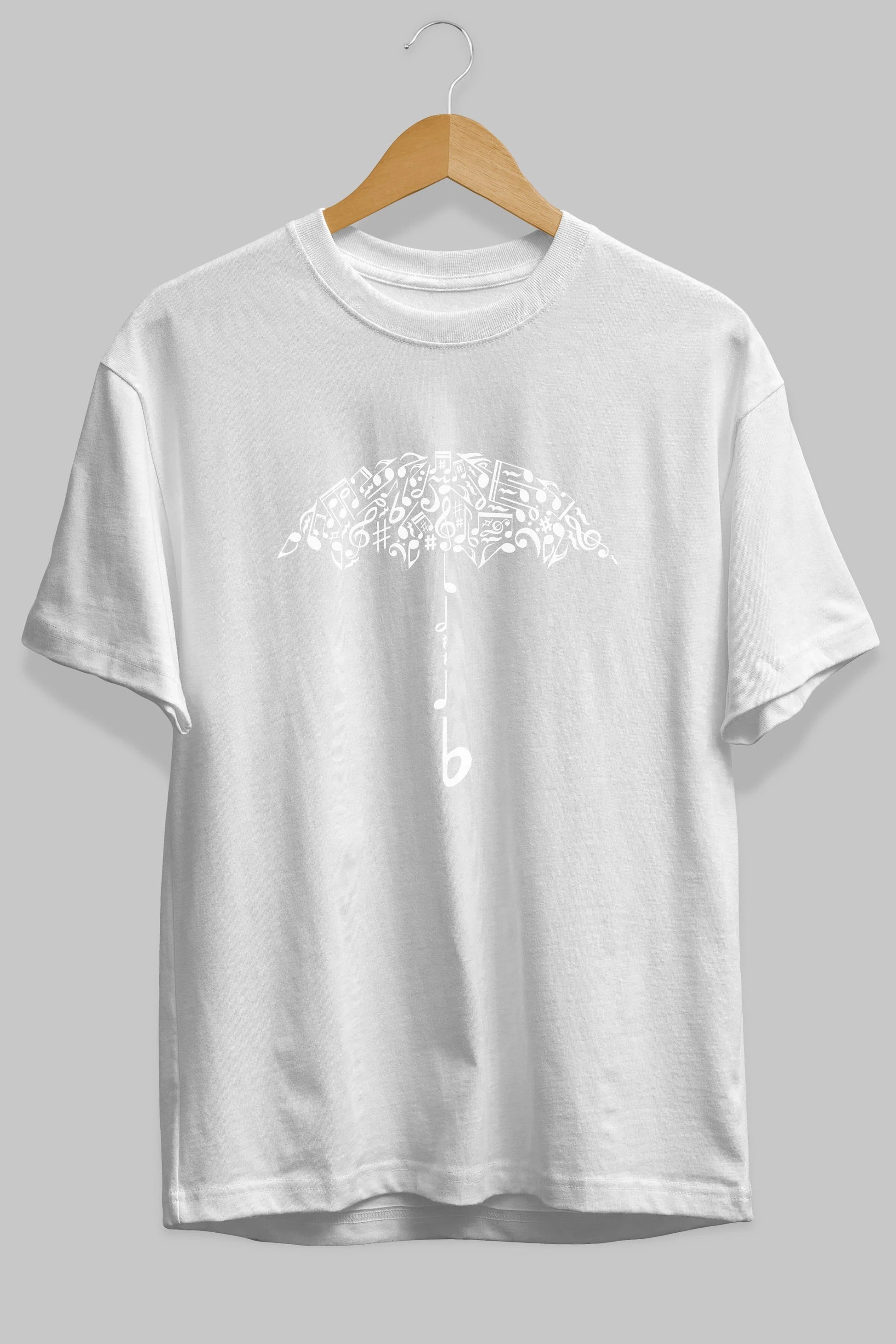 Sound Of Rain Ön Baskılı Oversize t-shirt %100 pamuk Erkek Kadın Unisex