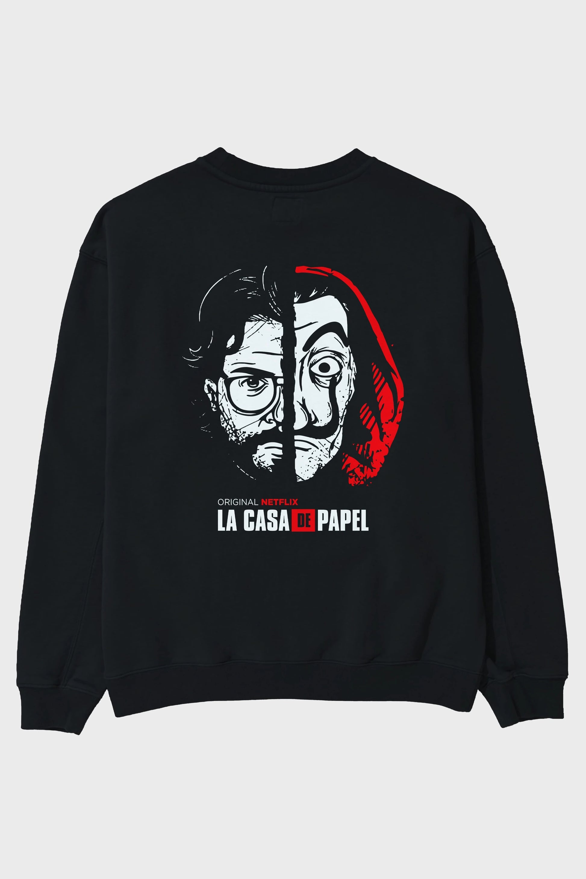La Casa De Papel (9) Arka Baskılı Oversize Sweatshirt Erkek Kadın Unisex
