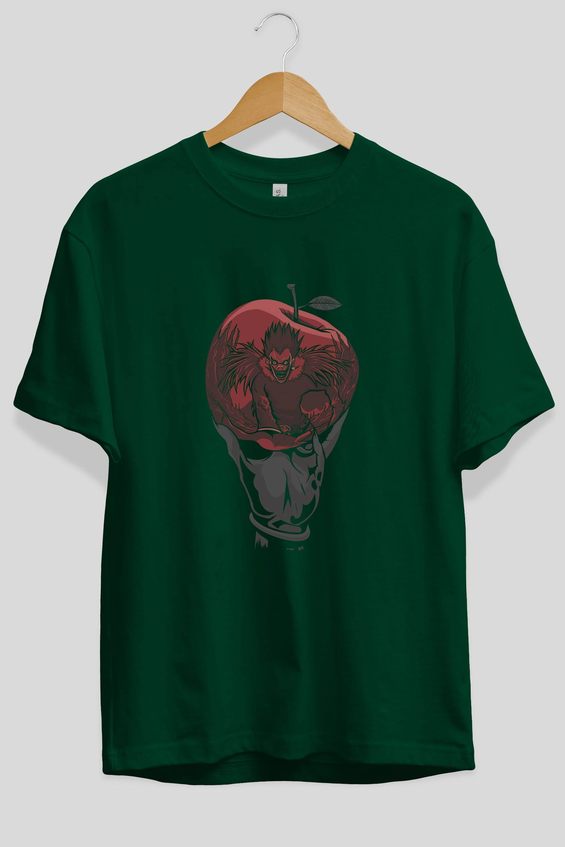 DEATH NOTE -RYUK Anime Ön Baskılı Oversize t-shirt %100 pamuk Erkek Kadın Unisex