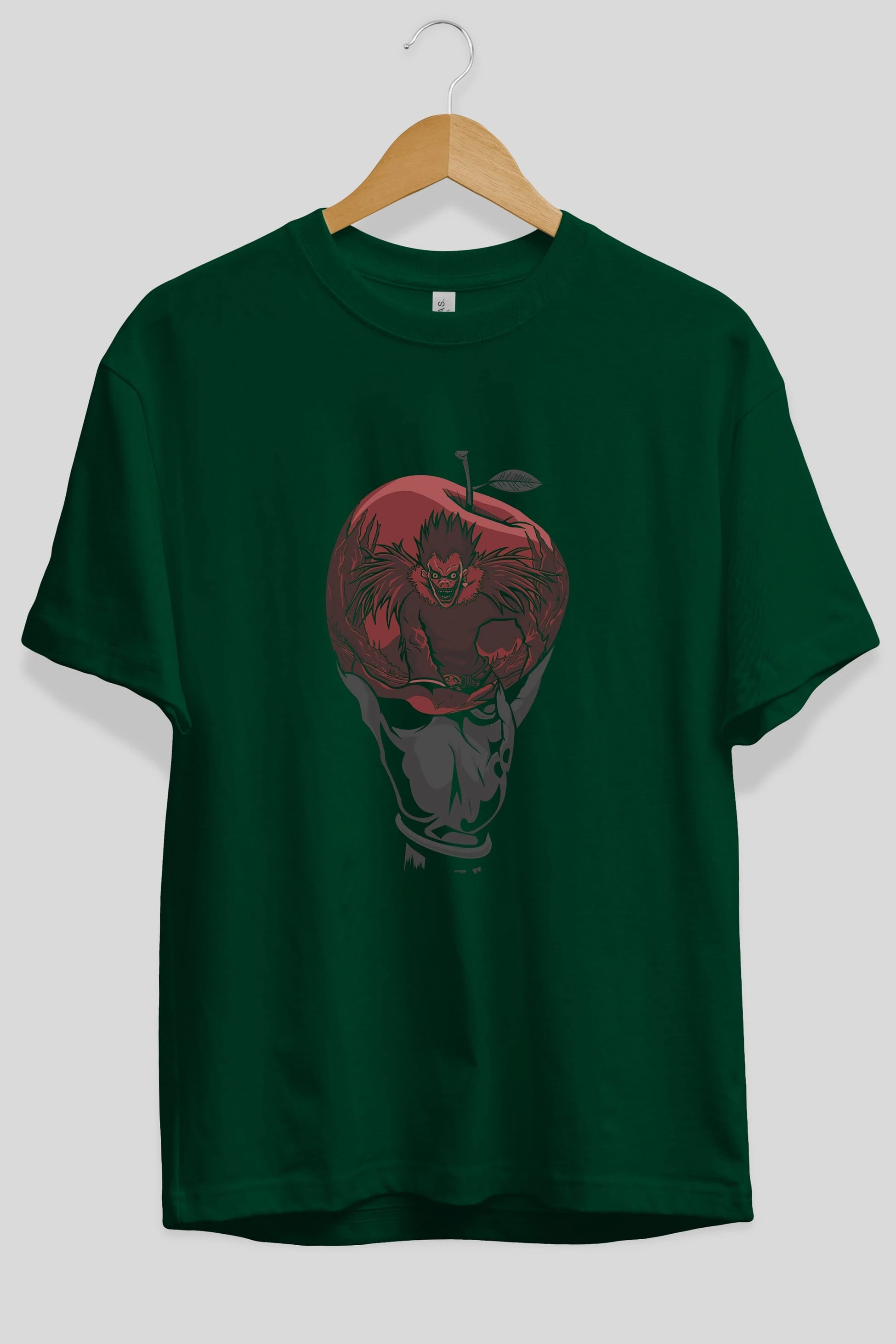 DEATH NOTE -RYUK Anime Ön Baskılı Oversize t-shirt %100 pamuk Erkek Kadın Unisex