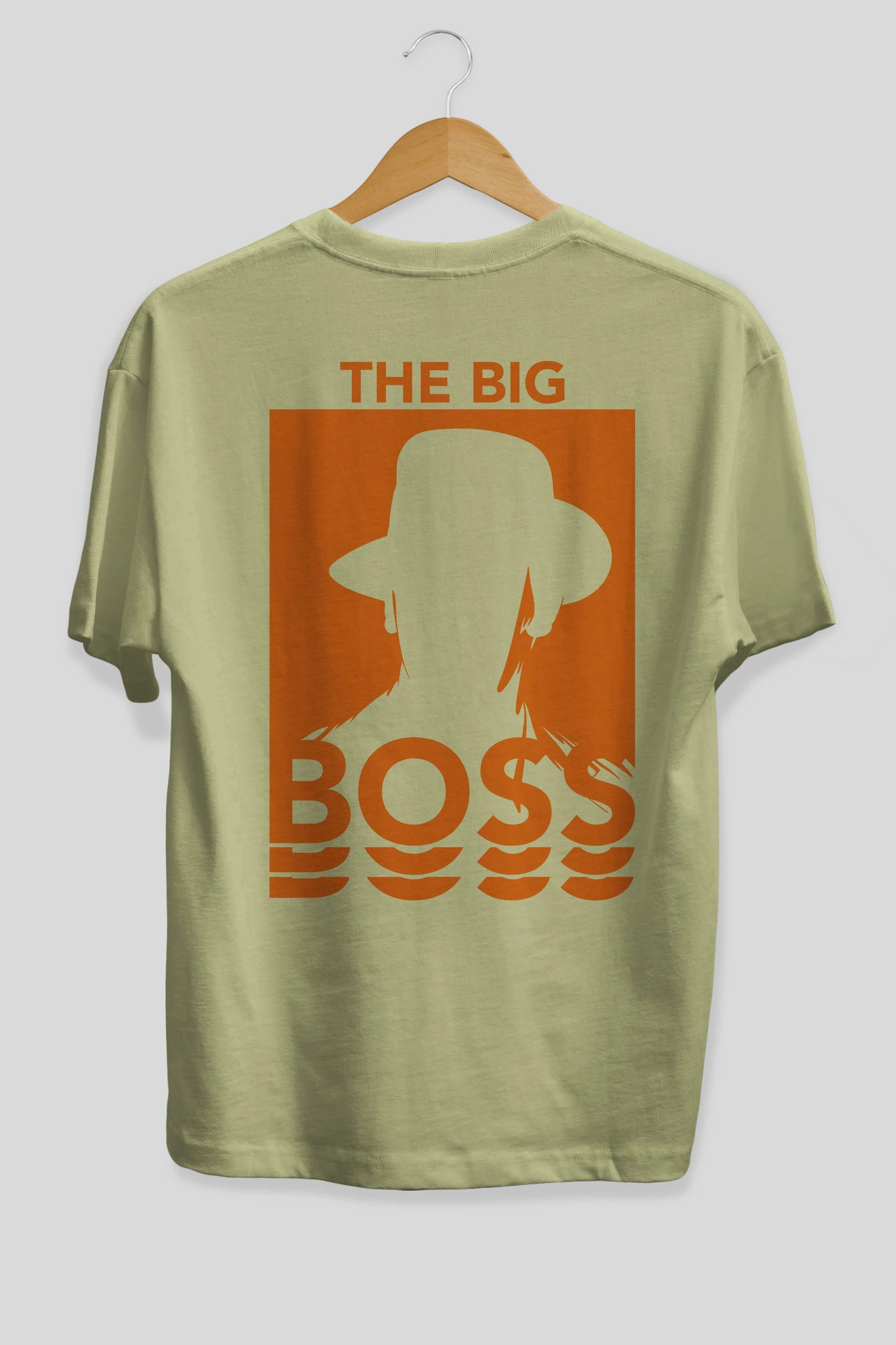 The Big Boss Arka Baskılı Oversize t-shirt Erkek Kadın Unisex