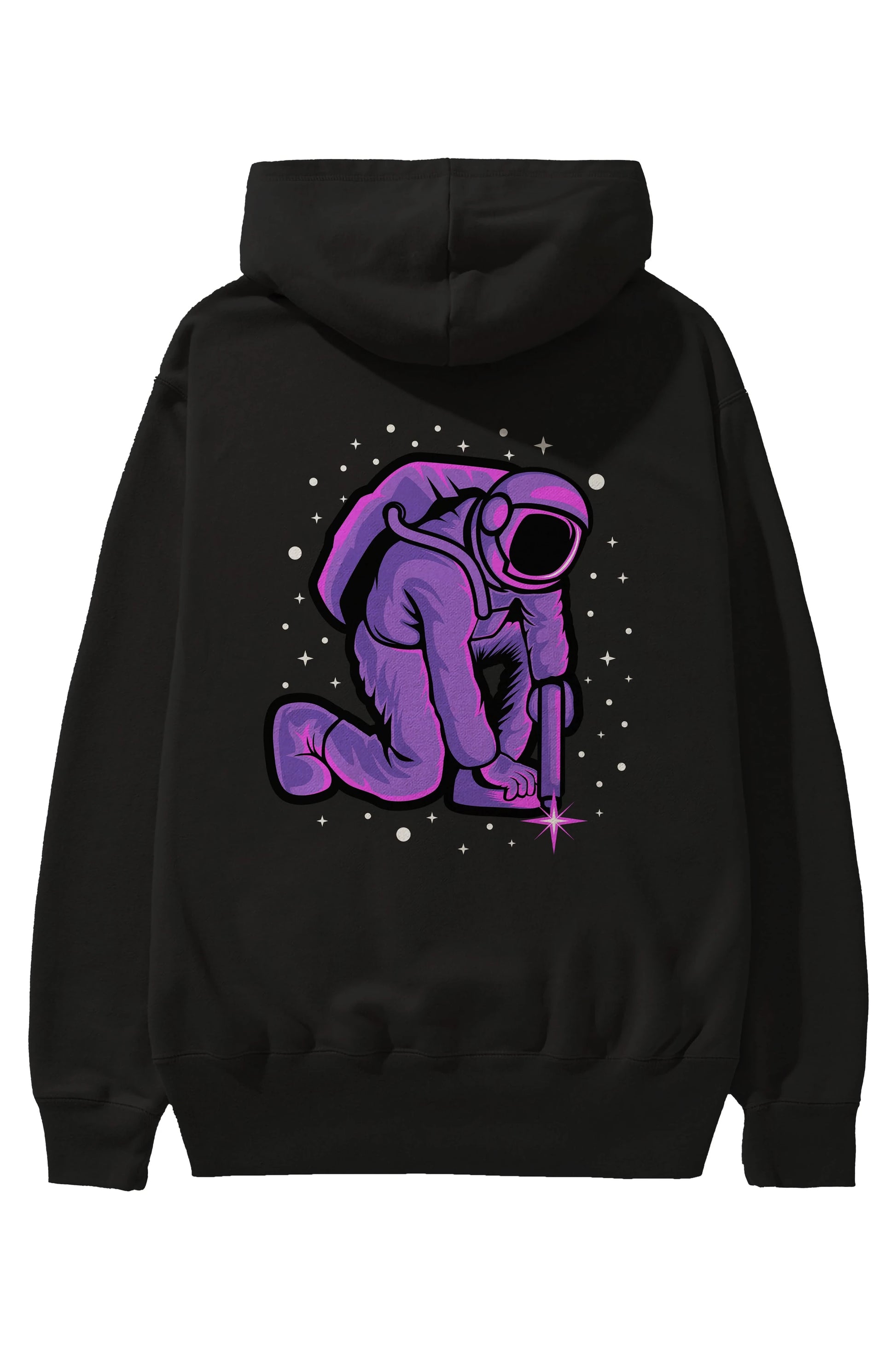 Welding in Space Arka Baskılı Hoodie Oversize Kapüşonlu Sweatshirt Erkek Kadın Unisex