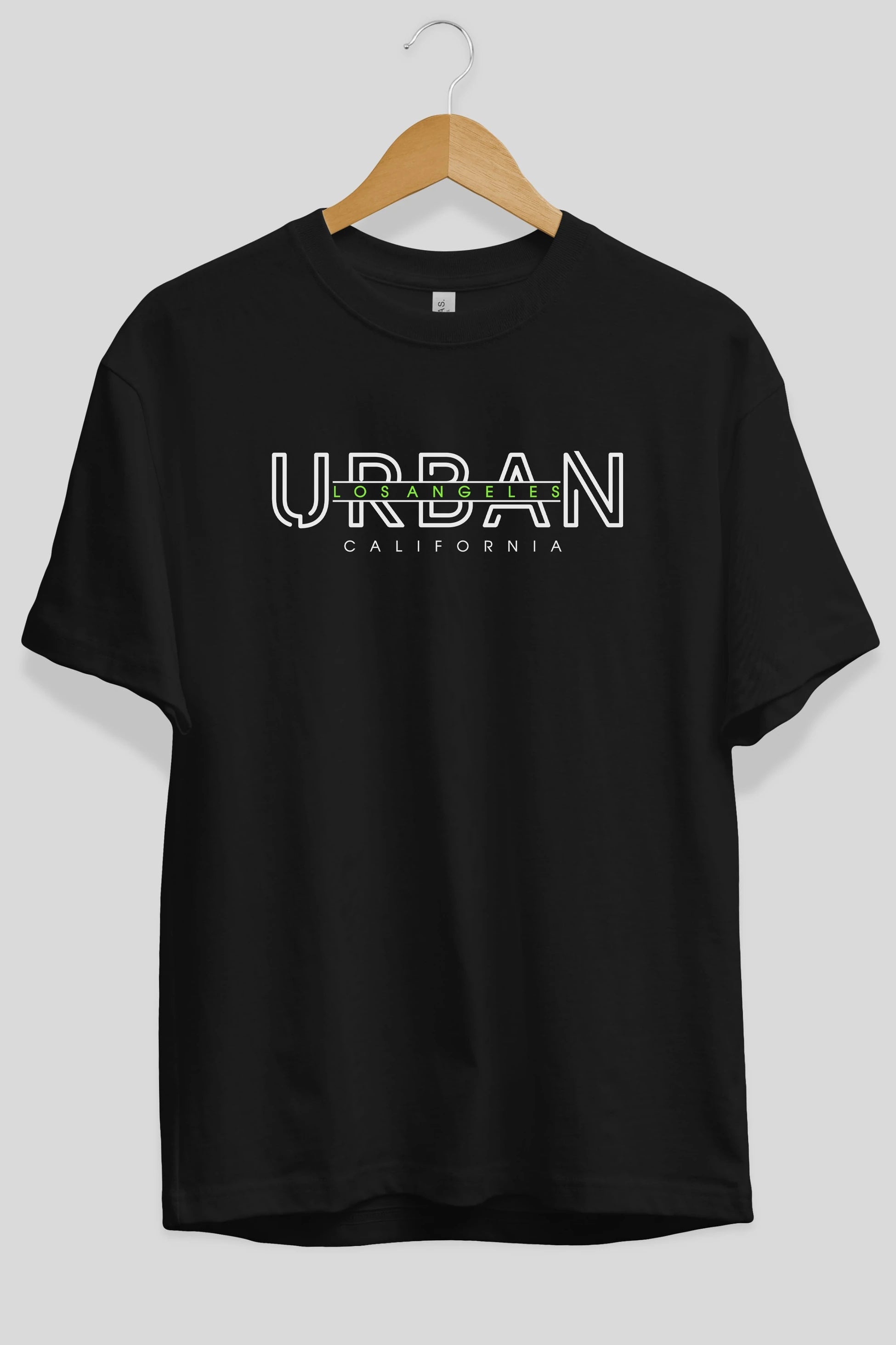 Urban Los Angeles Ön Baskılı Oversize t-shirt Erkek Kadın Unisex