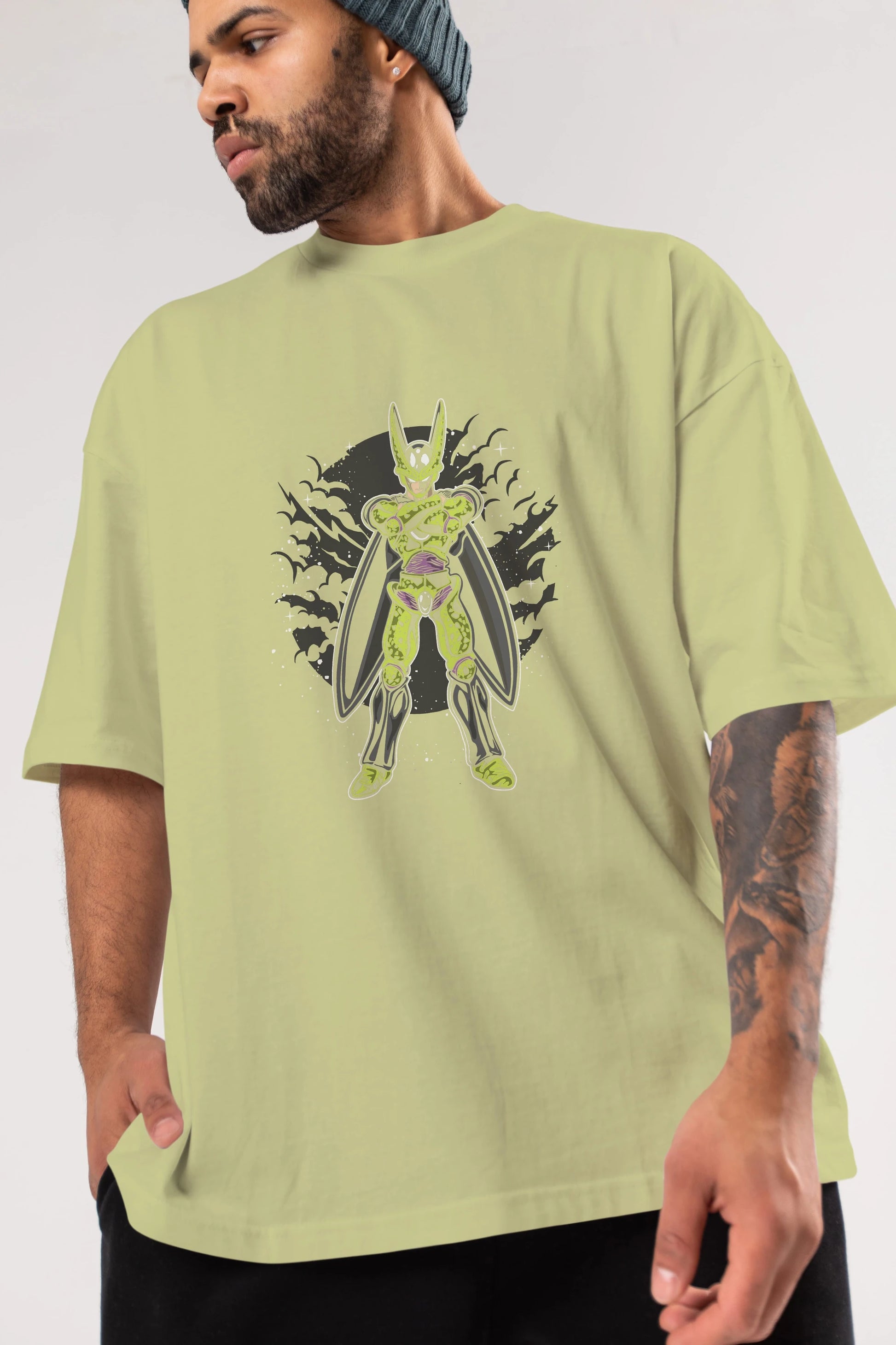 CELL Ön Baskılı Oversize t-shirt Erkek Kadın Unisex %100 Pamuk tişort
