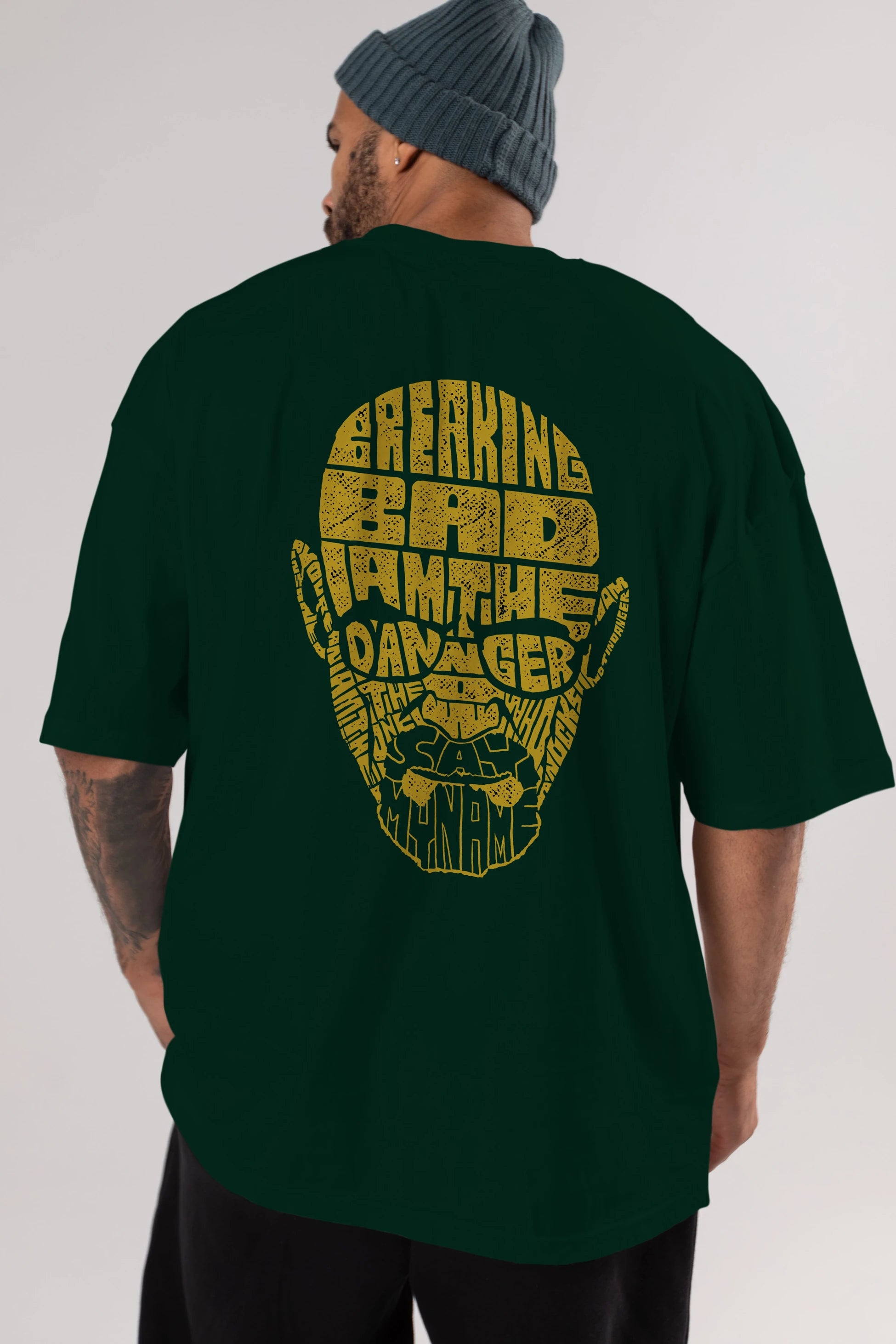 Breaking Bad Arka Baskılı Oversize t-shirt %100 pamuk Erkek Kadın Unisex
