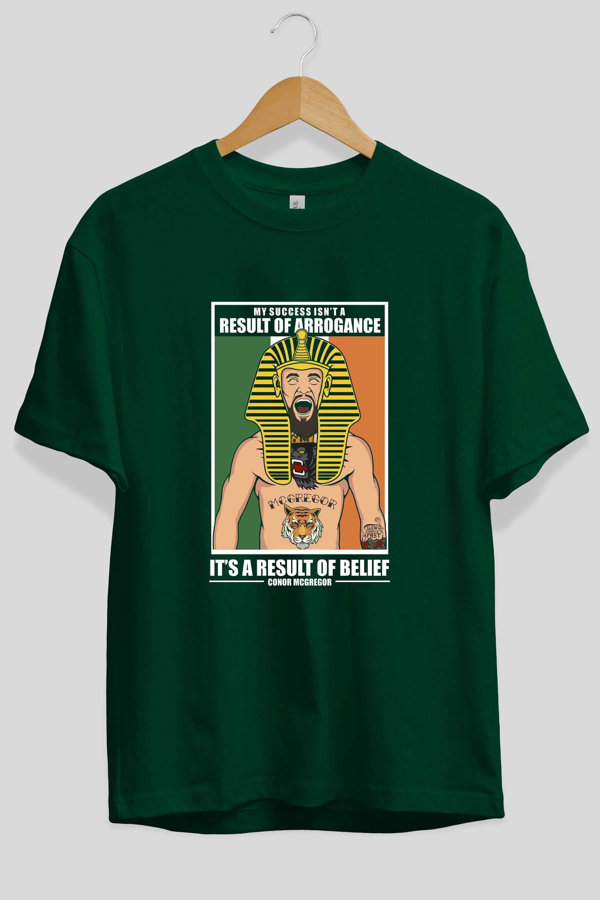 McGregor Pharaoh Ön Baskılı Oversize t-shirt Erkek Kadın Unisex %100 Pamuk tişort