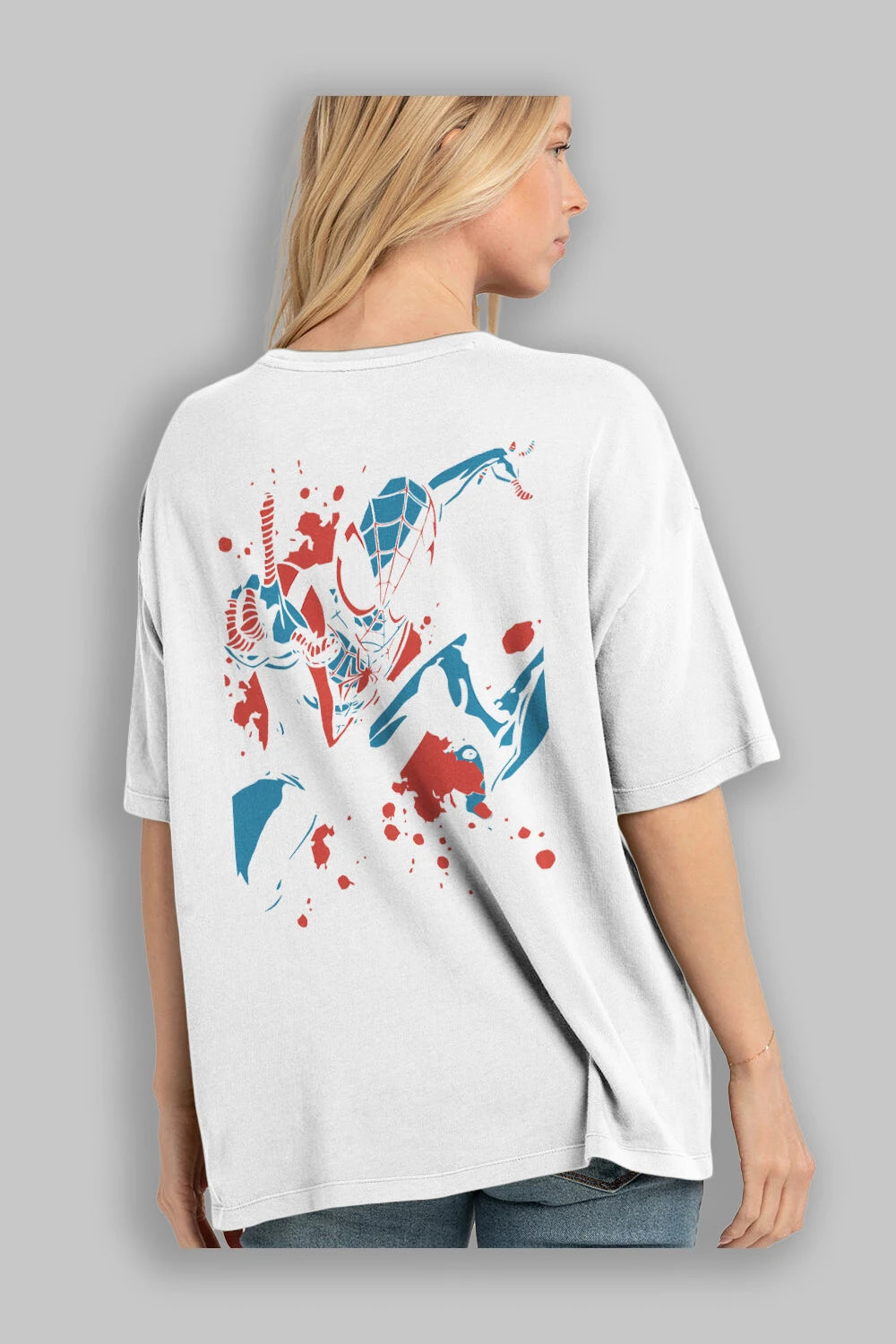 Venom (21) Arka Baskılı Oversize t-shirt Erkek Kadın Unisex %100 Pamuk Bisiklet Yaka tişort