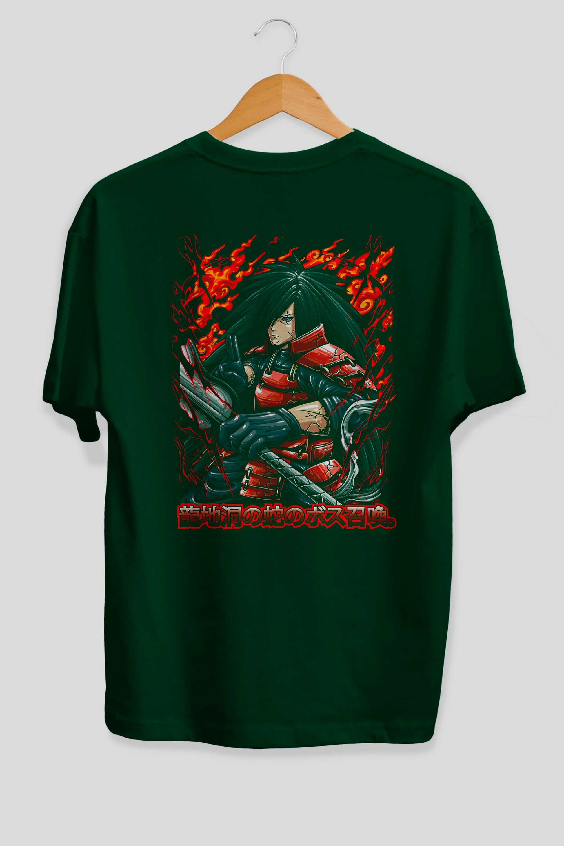 NARUTO (12) Anime Arka Baskılı Oversize t-shirt Erkek Kadın Unisex