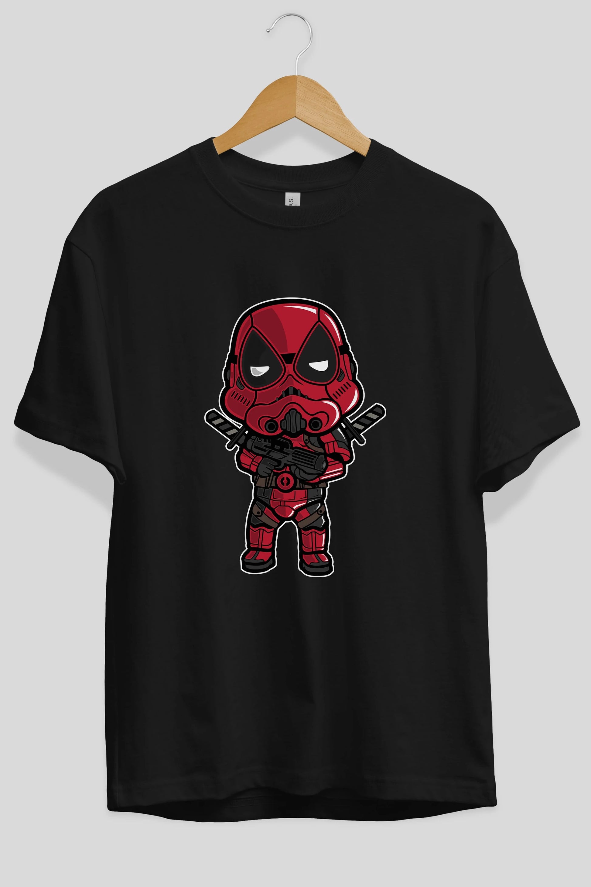 Deadpool (22) Ön Baskılı Oversize t-shirt Erkek Kadın Unisex %100 Pamuk Bisiklet Yaka tişort