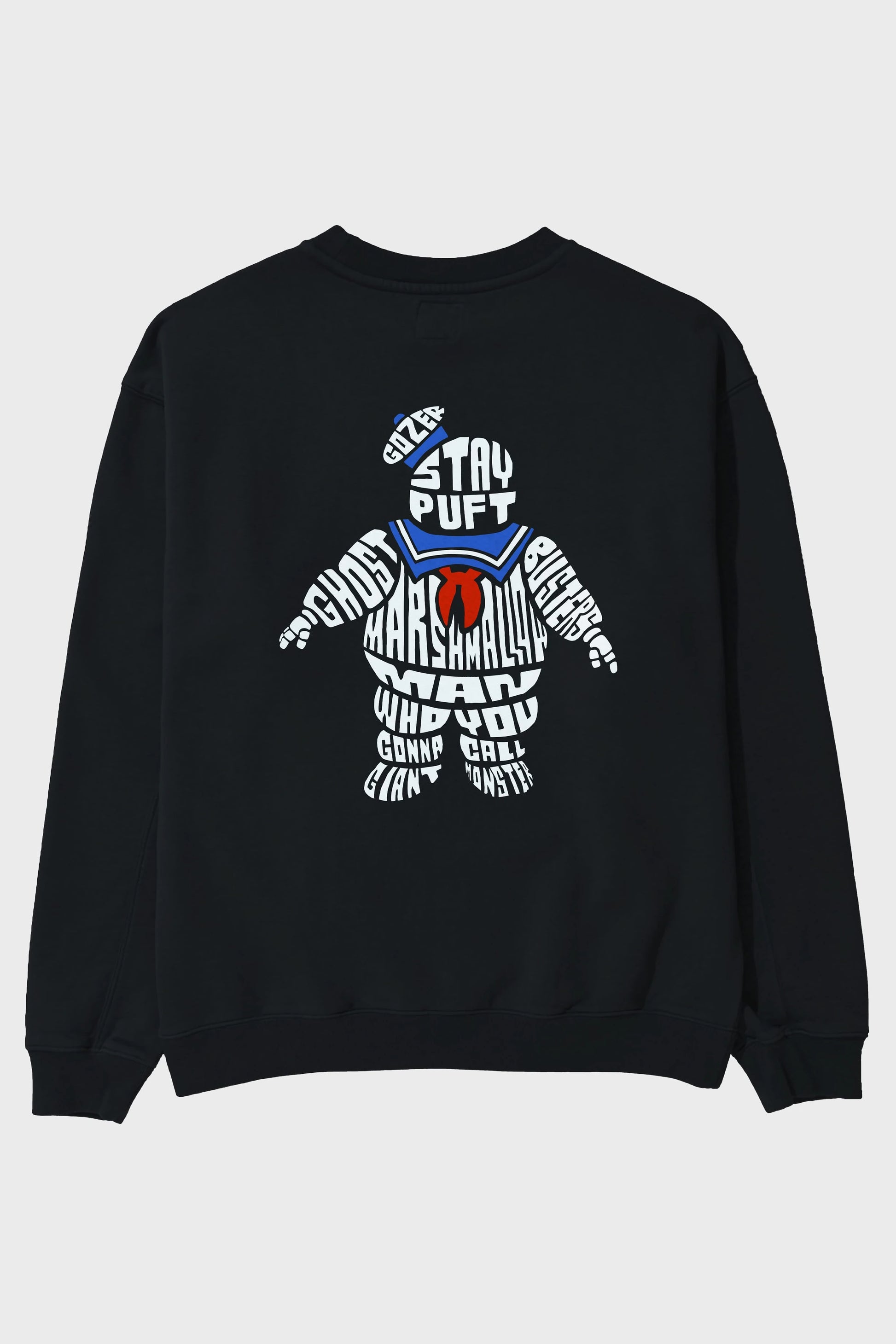 Stay Puft Arka Baskılı Oversize Sweatshirt Erkek Kadın Unisex