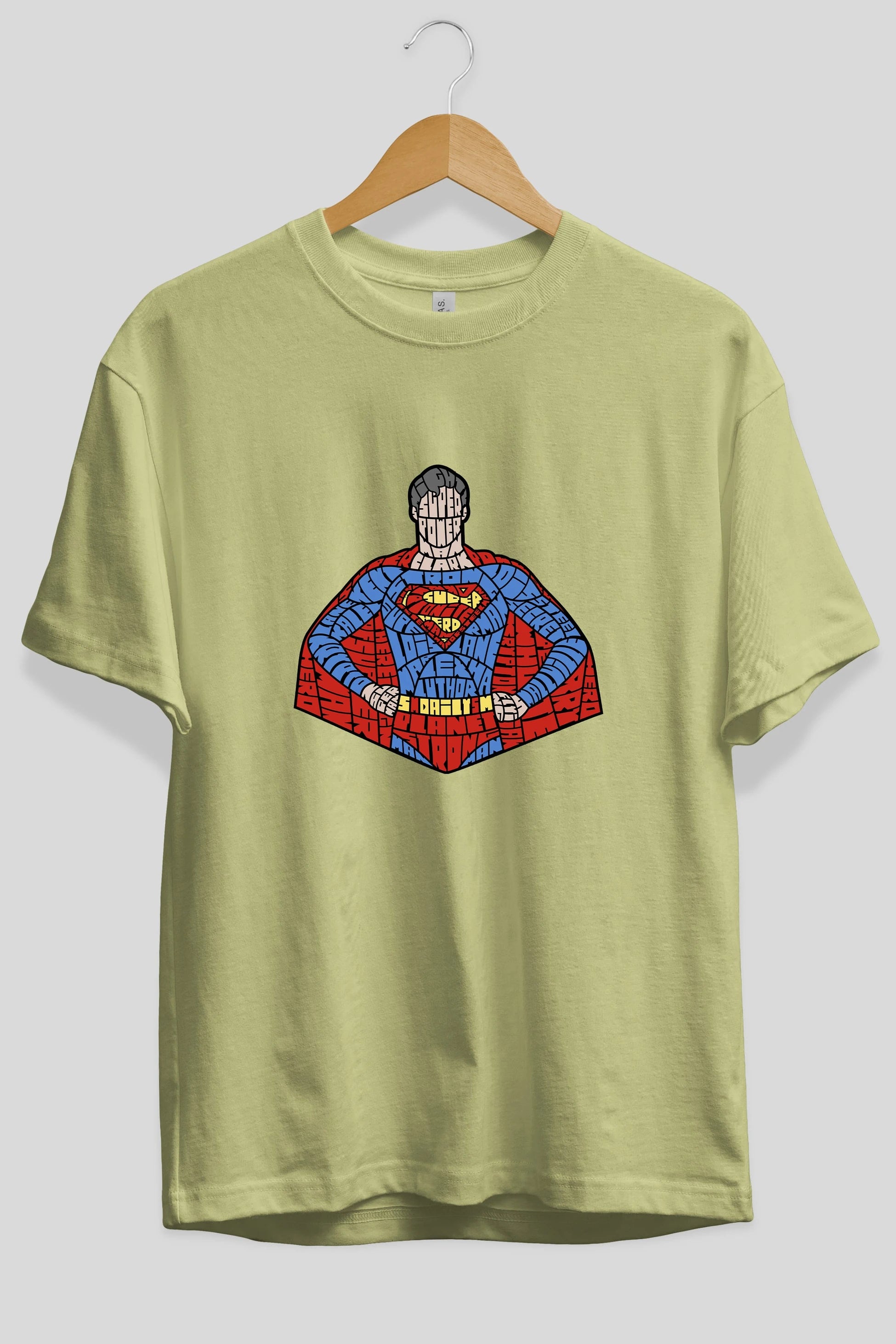Kryptonian Ön Baskılı Oversize t-shirt %100 pamuk Erkek Kadın Unisex