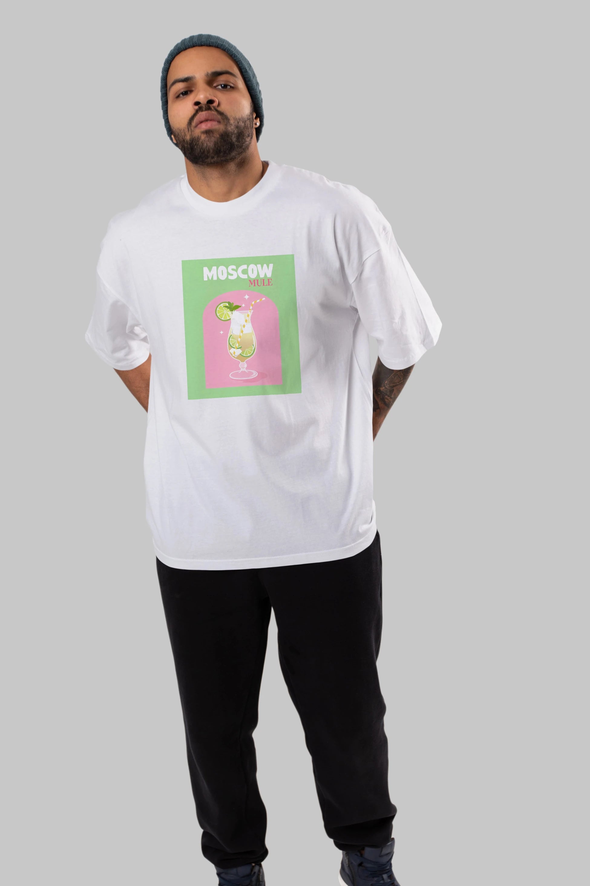 Moscow Mule 5 Ön Baskılı Oversize t-shirt Erkek Kadın Unisex %100 Pamuk Bisiklet Yaka tişort
