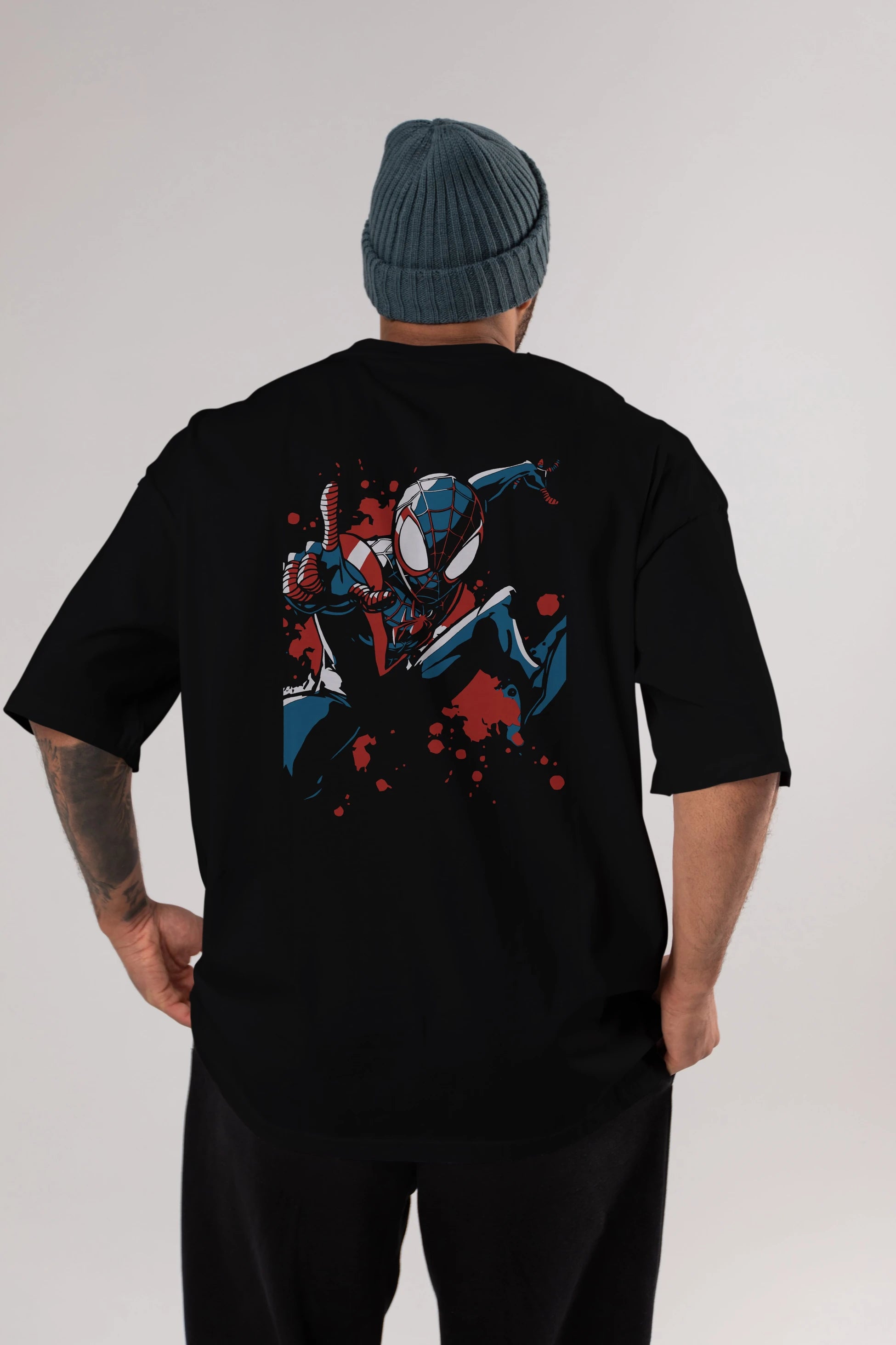 Venom (21) Arka Baskılı Oversize t-shirt Erkek Kadın Unisex %100 Pamuk Bisiklet Yaka tişort