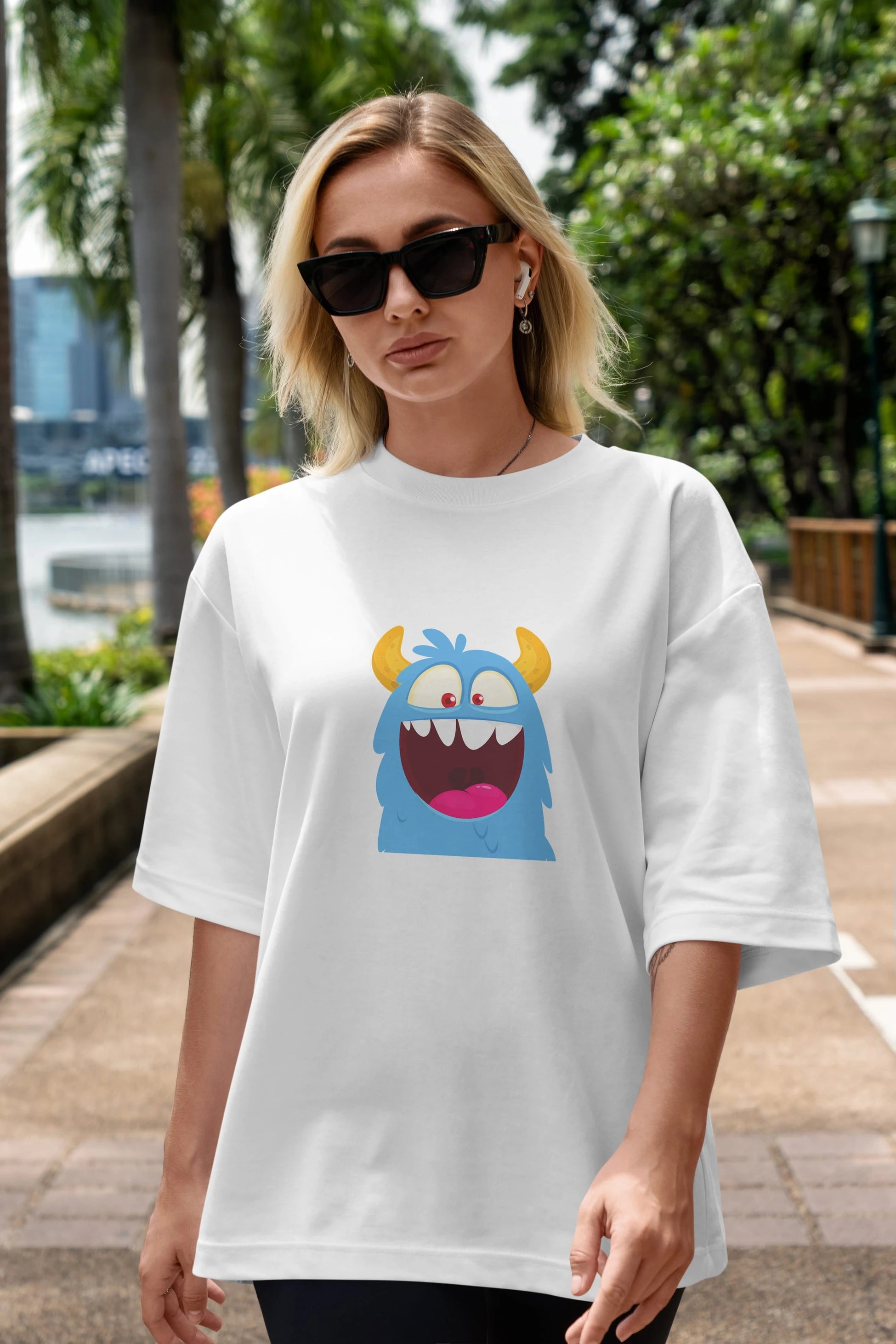 Monster Energy Ön Baskılı Oversize t-shirt Erkek Kadın Unisex