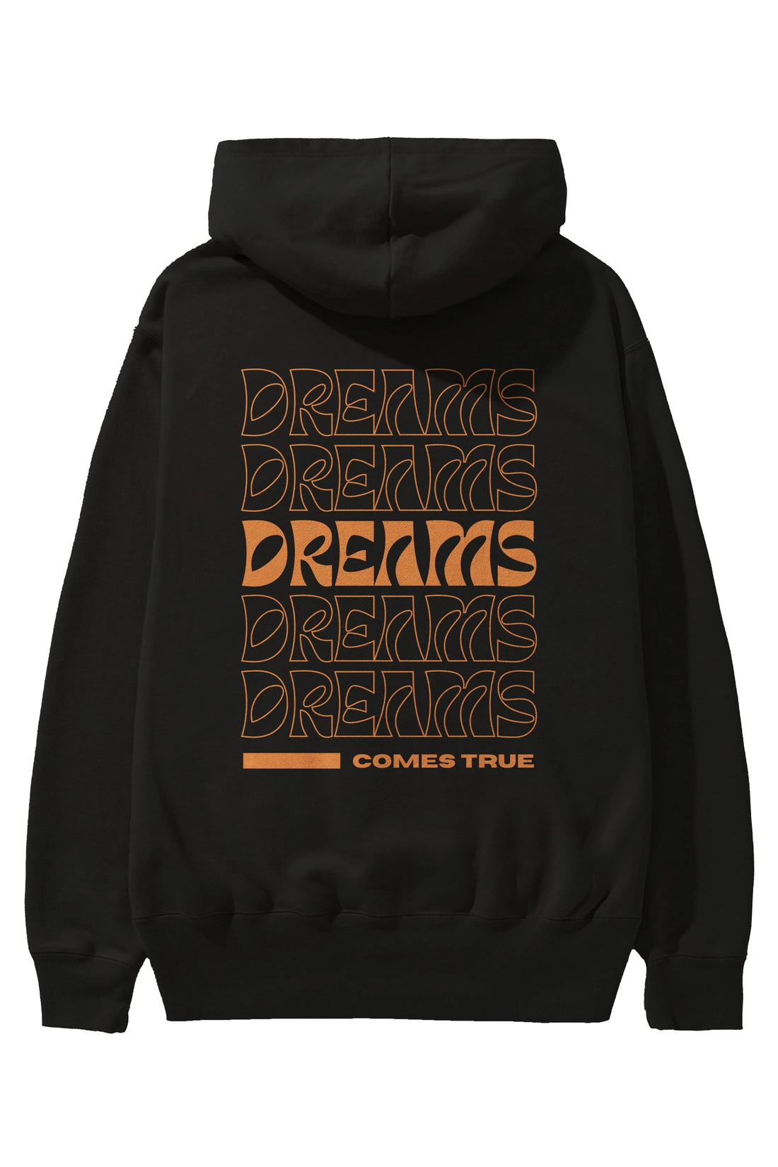 Dreams Yazılı Arka Baskılı Oversize Hoodie Kapüşonlu Sweatshirt Erkek Kadın Unisex