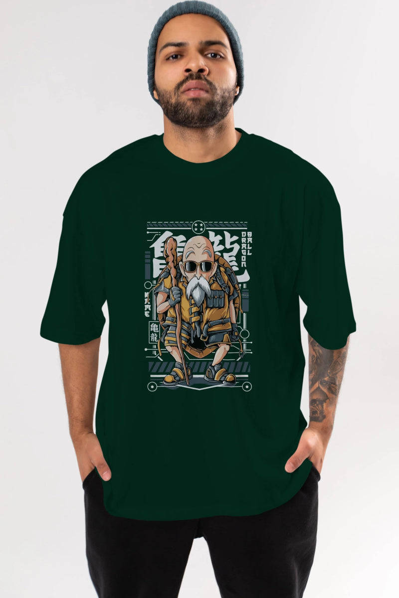 roshi new Anime Ön Baskılı Oversize t-shirt %100 pamuk Erkek Kadın Unisex - Cilexi