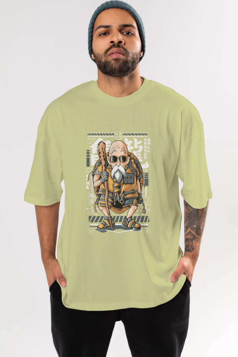 roshi new Anime Ön Baskılı Oversize t-shirt %100 pamuk Erkek Kadın Unisex - Cilexi