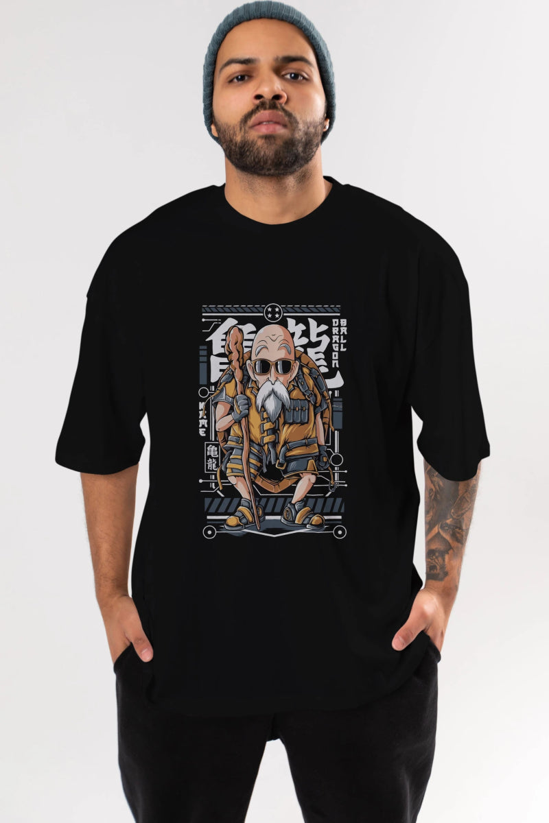 roshi new Anime Ön Baskılı Oversize t-shirt %100 pamuk Erkek Kadın Unisex - Cilexi