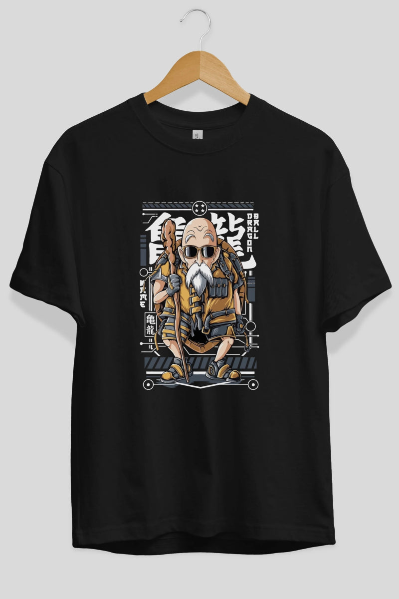 roshi new Anime Ön Baskılı Oversize t-shirt %100 pamuk Erkek Kadın Unisex - Cilexi