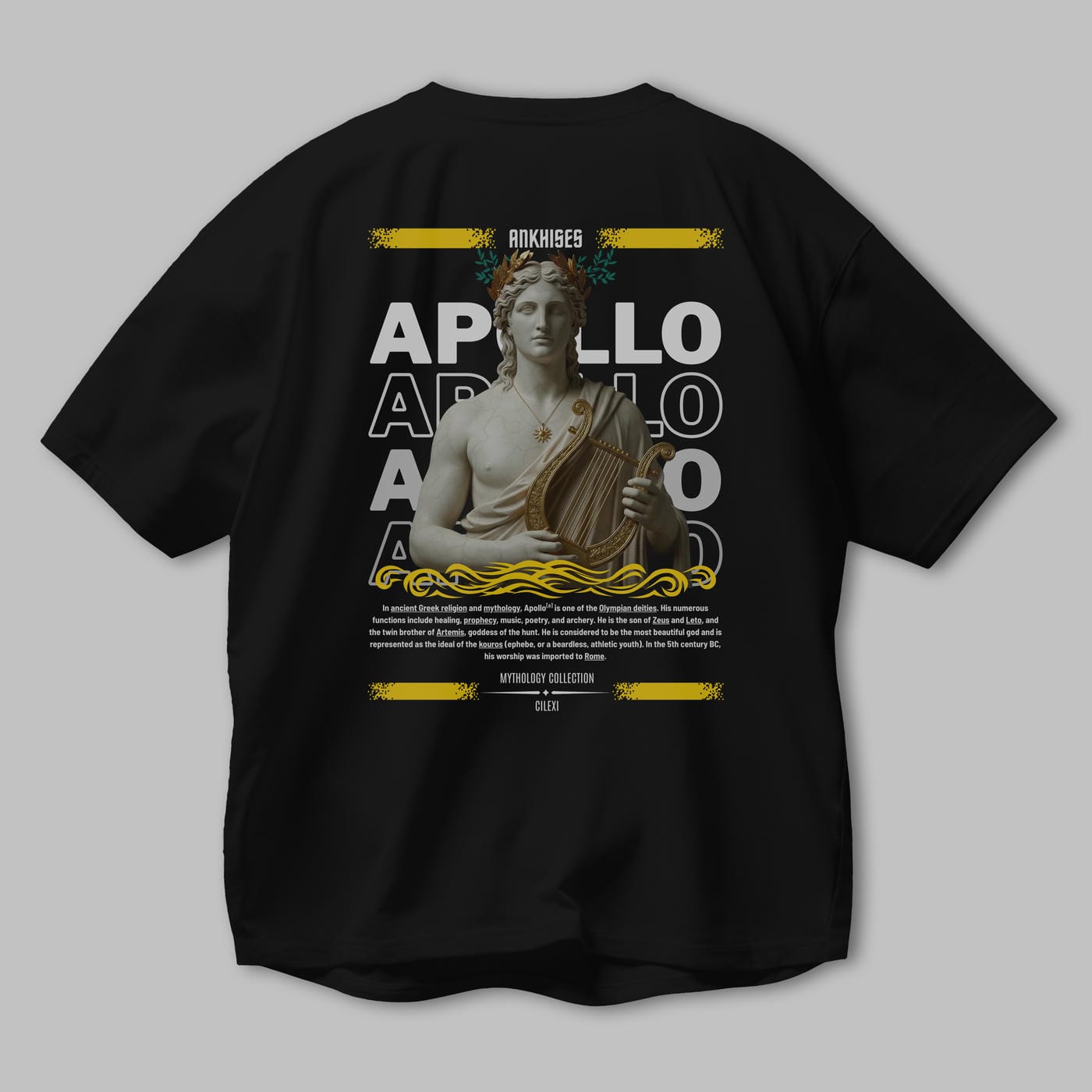 Apollo 1 Arka Baskılı Oversize t-shirt Erkek Kadın %100 Pamuk Bisiklet Yaka tişort
