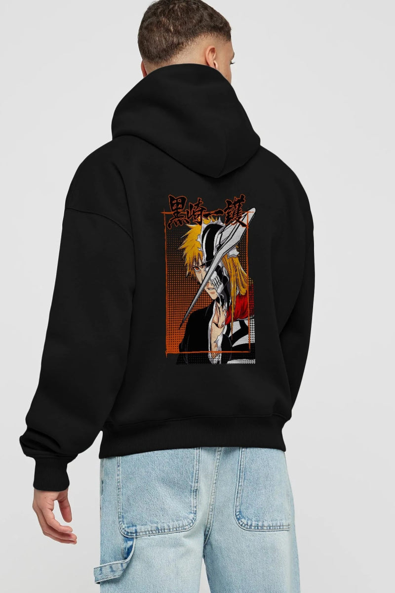 thelust Anime Arka Baskılı Hoodie Oversize Kapüşonlu Sweatshirt Erkek Kadın Unisex - Cilexi