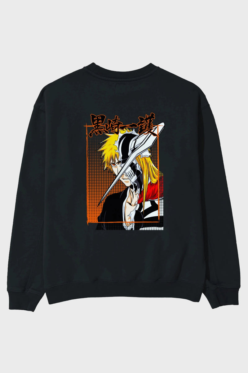 thelust Anime Arka Baskılı Oversize Sweatshirt Erkek Kadın Unisex - Cilexi