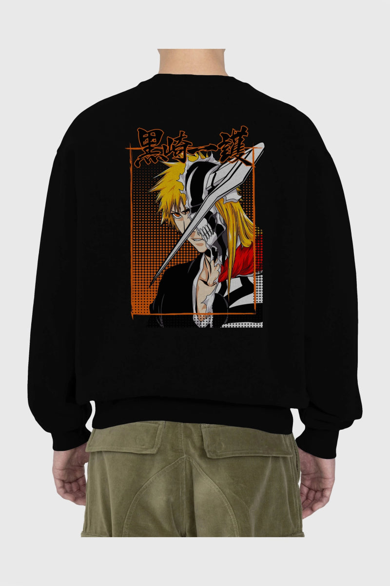 thelust Anime Arka Baskılı Oversize Sweatshirt Erkek Kadın Unisex - Cilexi
