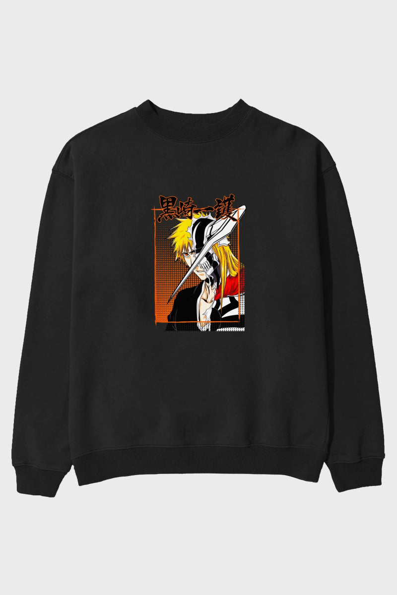 thelust Anime Ön Baskılı Oversize Sweatshirt Erkek Kadın Unisex - Cilexi