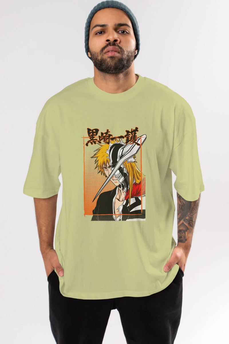 thelust Anime Ön Baskılı Oversize t-shirt %100 pamuk Erkek Kadın Unisex - Cilexi