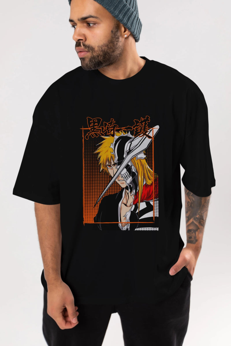 thelust Anime Ön Baskılı Oversize t-shirt %100 pamuk Erkek Kadın Unisex - Cilexi