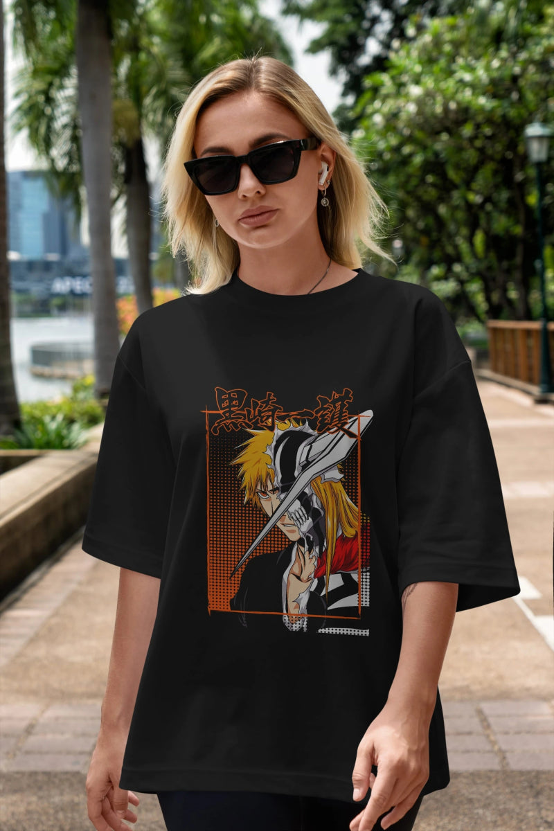 thelust Anime Ön Baskılı Oversize t-shirt %100 pamuk Erkek Kadın Unisex - Cilexi