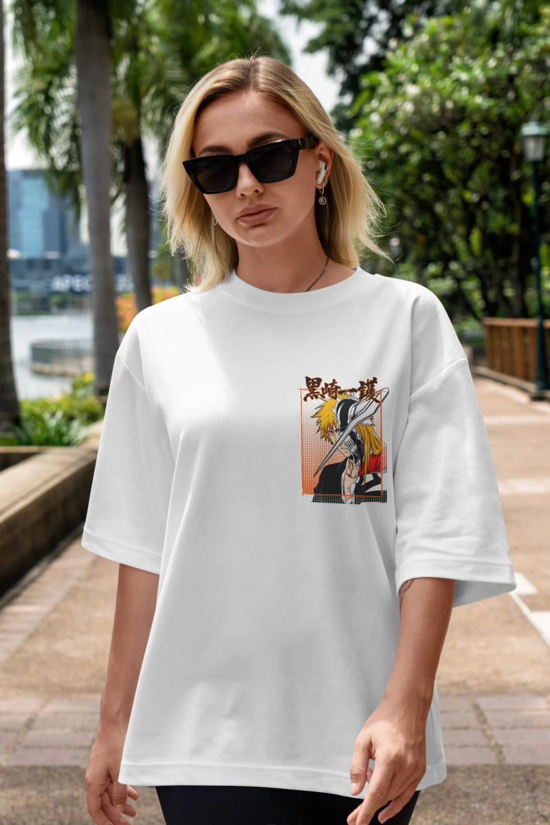 thelust Ön Sol Baskılı Oversize t-shirt Erkek Kadın Unisex %100 Pamuk Bisiklet Yaka tişort - Cilexi