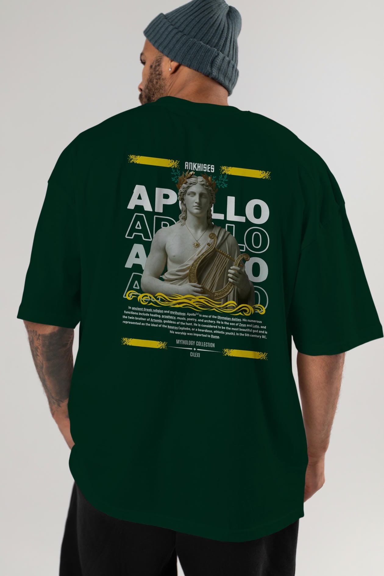 Apollo 1 Arka Baskılı Oversize t-shirt Erkek Kadın %100 Pamuk Bisiklet Yaka tişort
